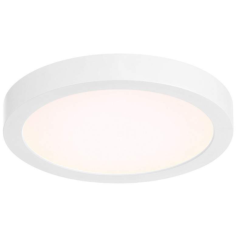 Image 4 LED Flush Mount in White more views