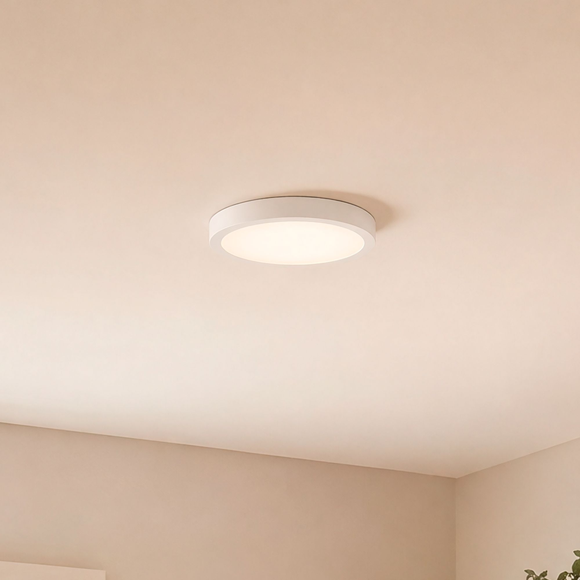 Image 7 LED Flush Mount in White more views