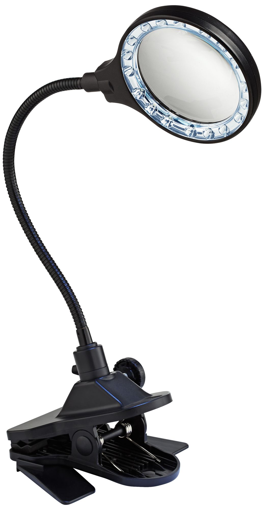 magnifying gooseneck lamp