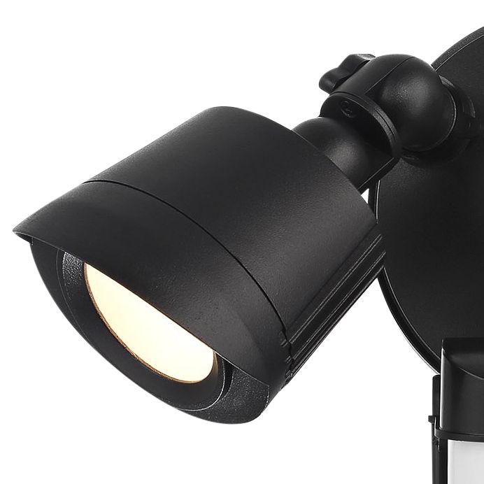 Image 2 LED Motion Sensored Double Flood Light in Black more views