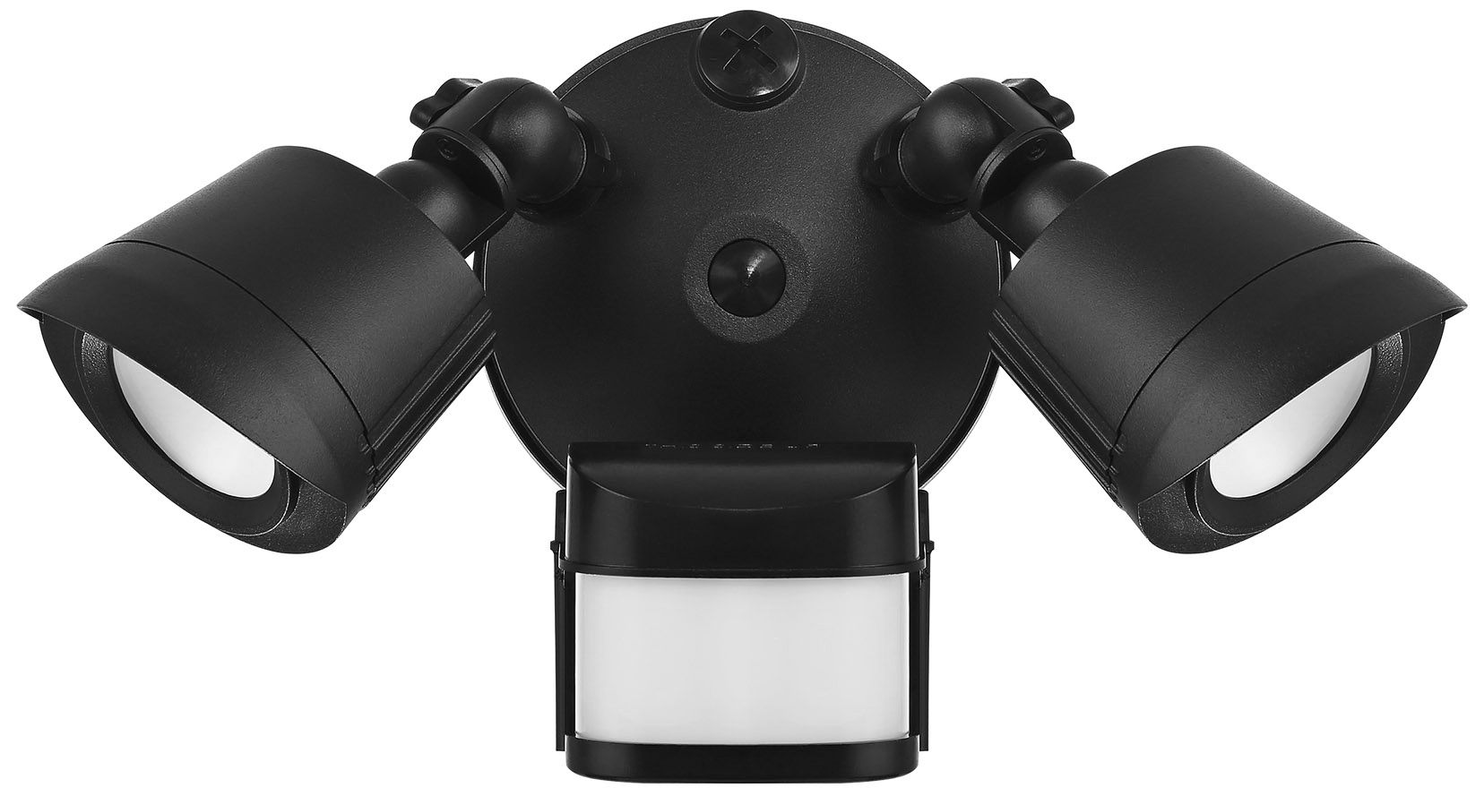 Image 3 LED Motion Sensored Double Flood Light in Black more views