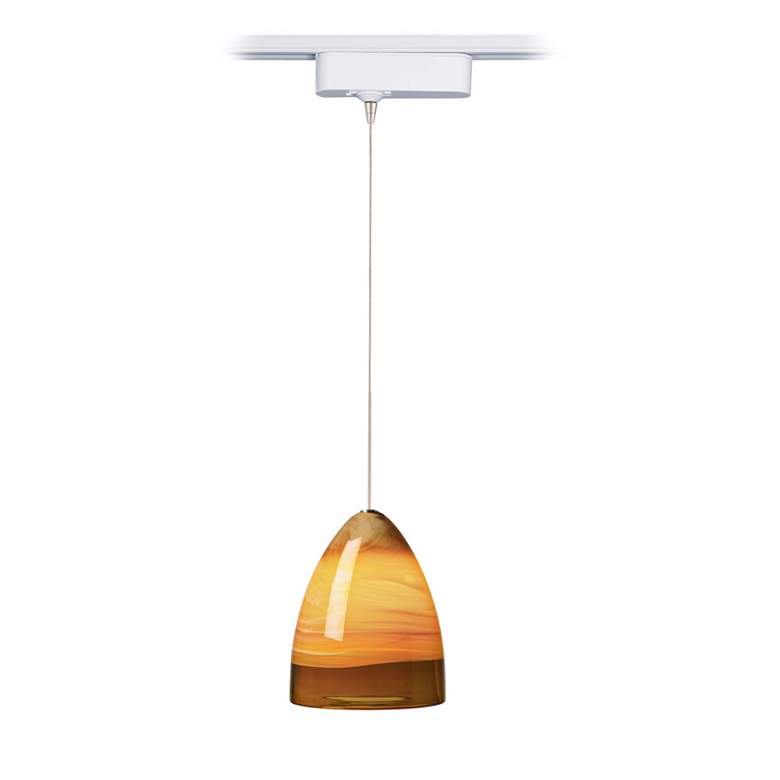 Image 1 LED Nebbia Amber Tech Track Pendant for Lightolier Track Systems
