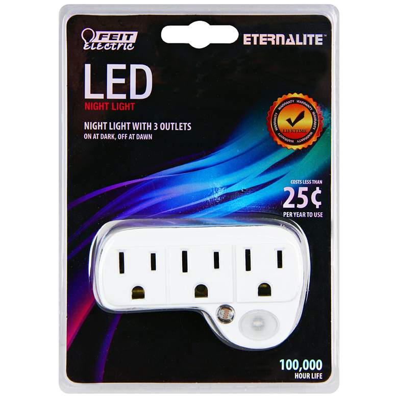 LED Night Light with Outlets