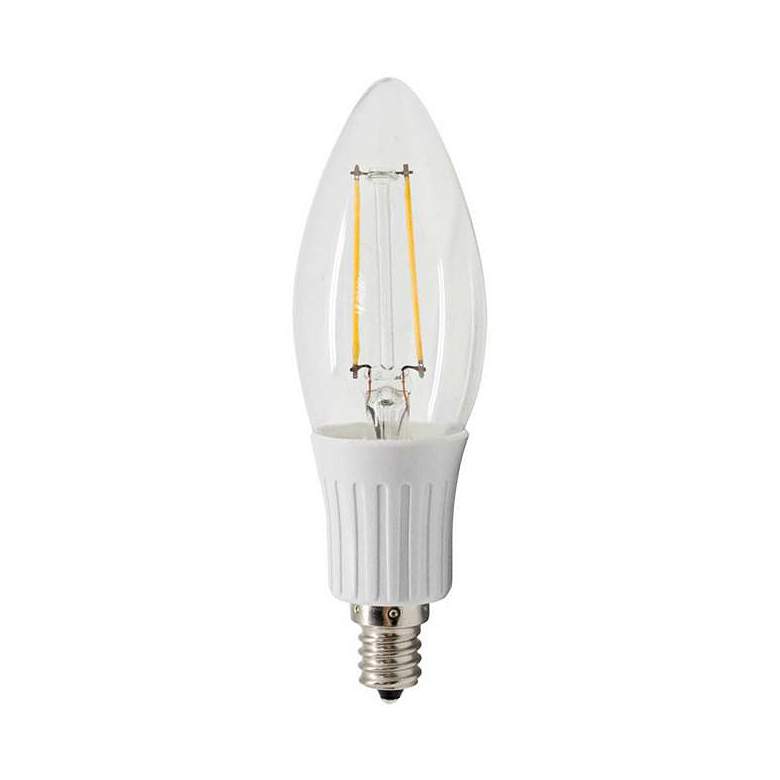 Image 1 LED Non-Dimmable 3 Watt LED Clear Filament Bulb by Tesler