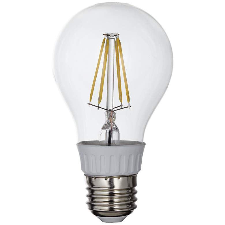 Image 1 LED Non-Dimmable 4 Watt LED Clear Filament A19 Bulb