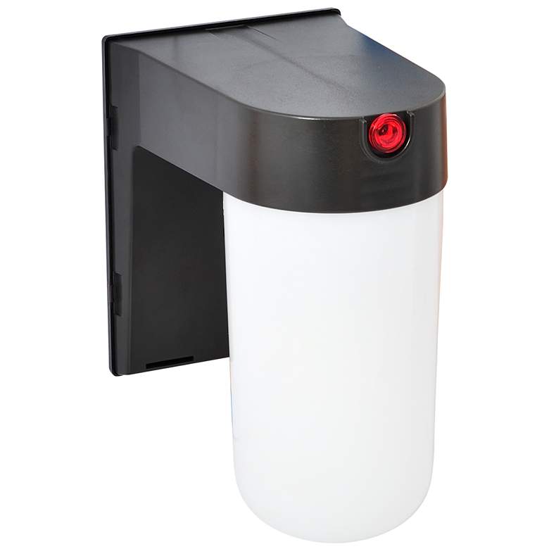 Image 1 LED Outdoor Wall Security Light Bronze, Dark Sky
