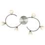 5_LED Pro Track Ascend 6-Light Brushed Nickel S-Wave LED Track Fixture more views