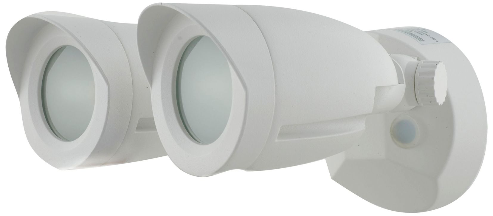 Image 2 LED Security Light; Dual Head; White Finish; 4000K more views