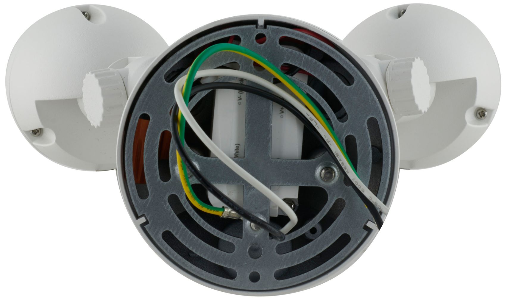 Image 3 LED Security Light; Dual Head; White Finish; 4000K more views