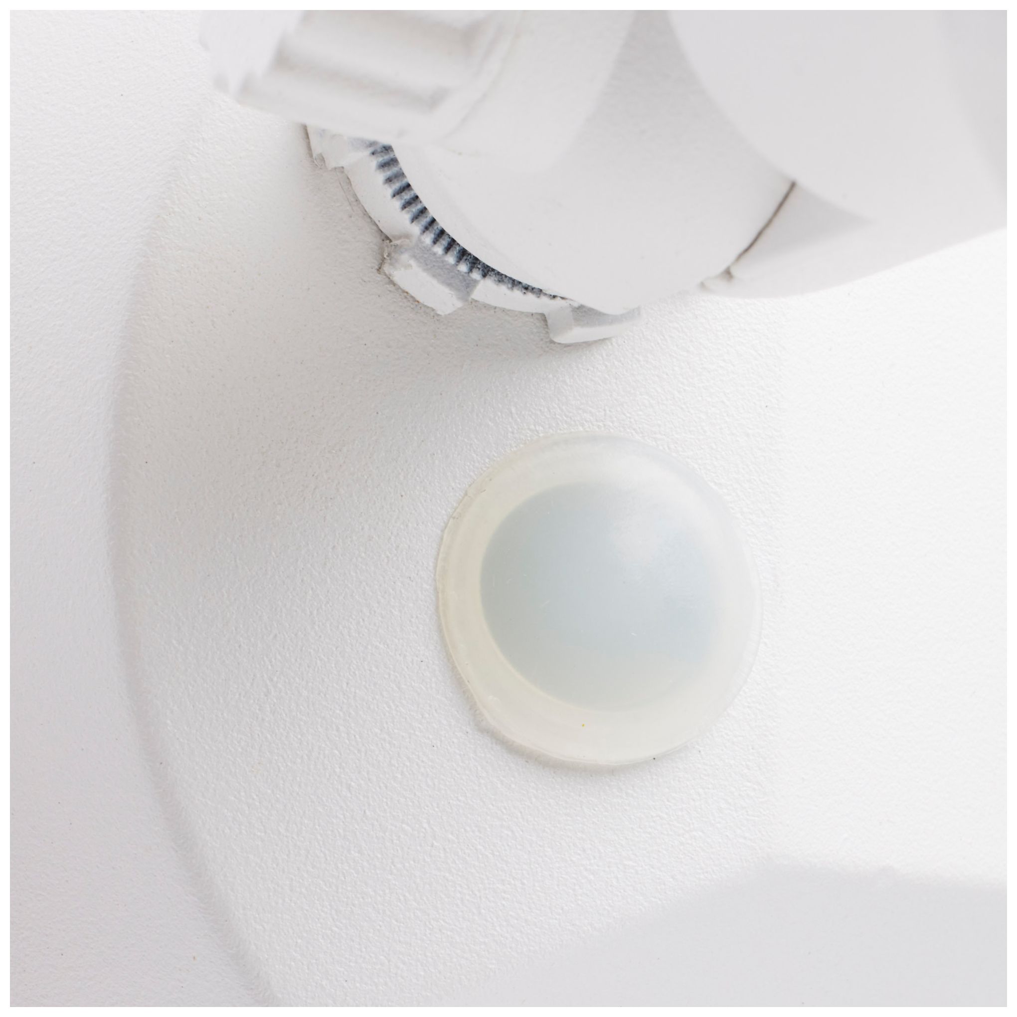 Image 4 LED Security Light; Dual Head; White Finish; 4000K more views