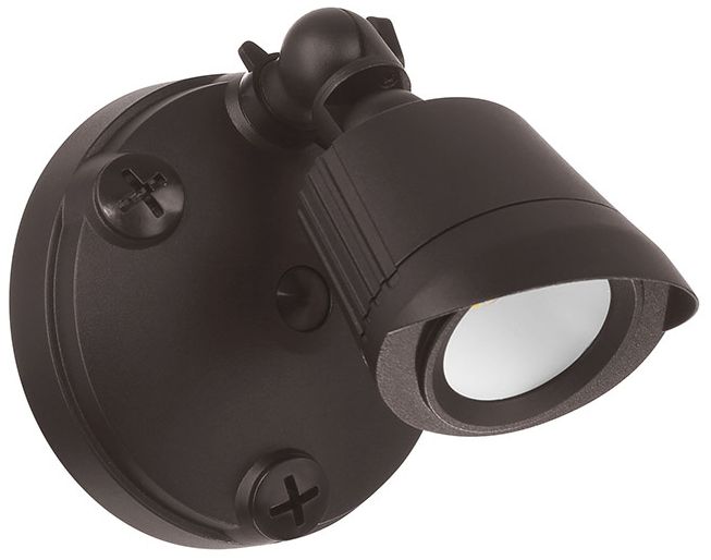 Image 2 LED Single Flood Light in Bronze more views