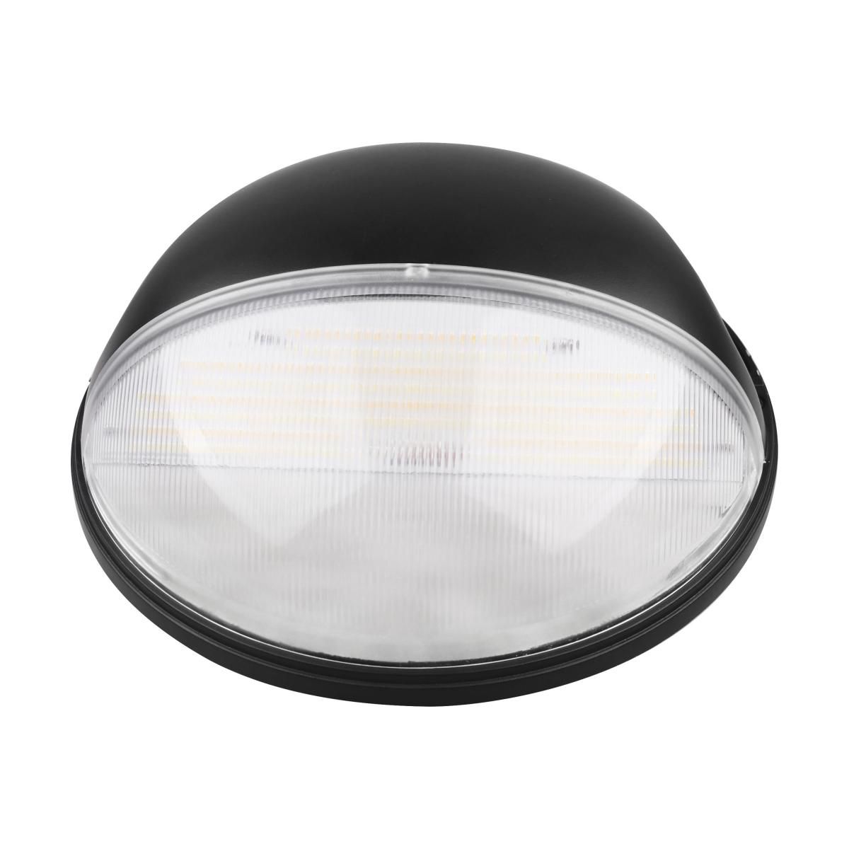 Image 3 LED Small Round Wall Pack; 20W; CCT Selectable; Black Finish more views
