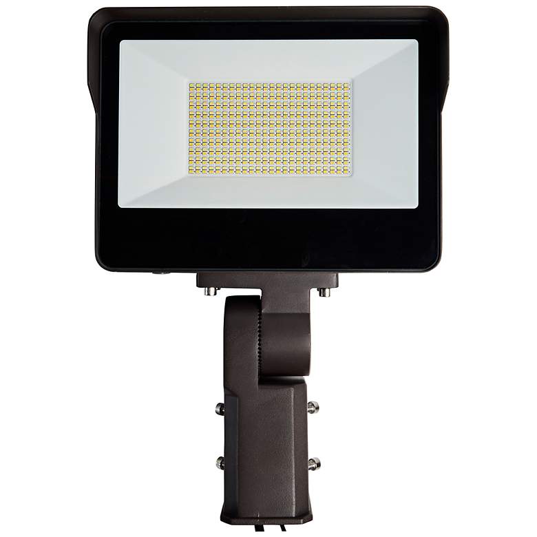 Image 3 LED Tempered Glass Flood Light, CCT Selectable, 100W/125W/150W, Bronze more views