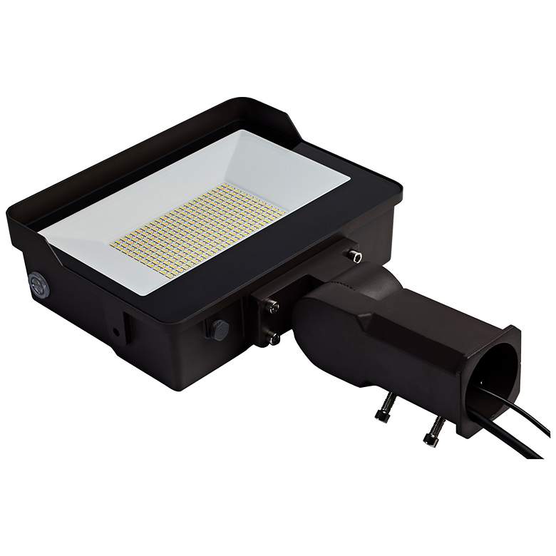 Image 5 LED Tempered Glass Flood Light, CCT Selectable, 100W/125W/150W, Bronze more views