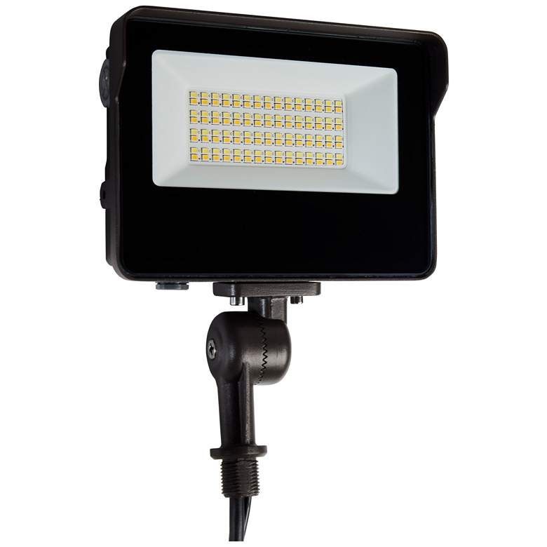 Image 1 LED Tempered Glass Flood Light, CCT Selectable, 15W/25W/35W, Bronze