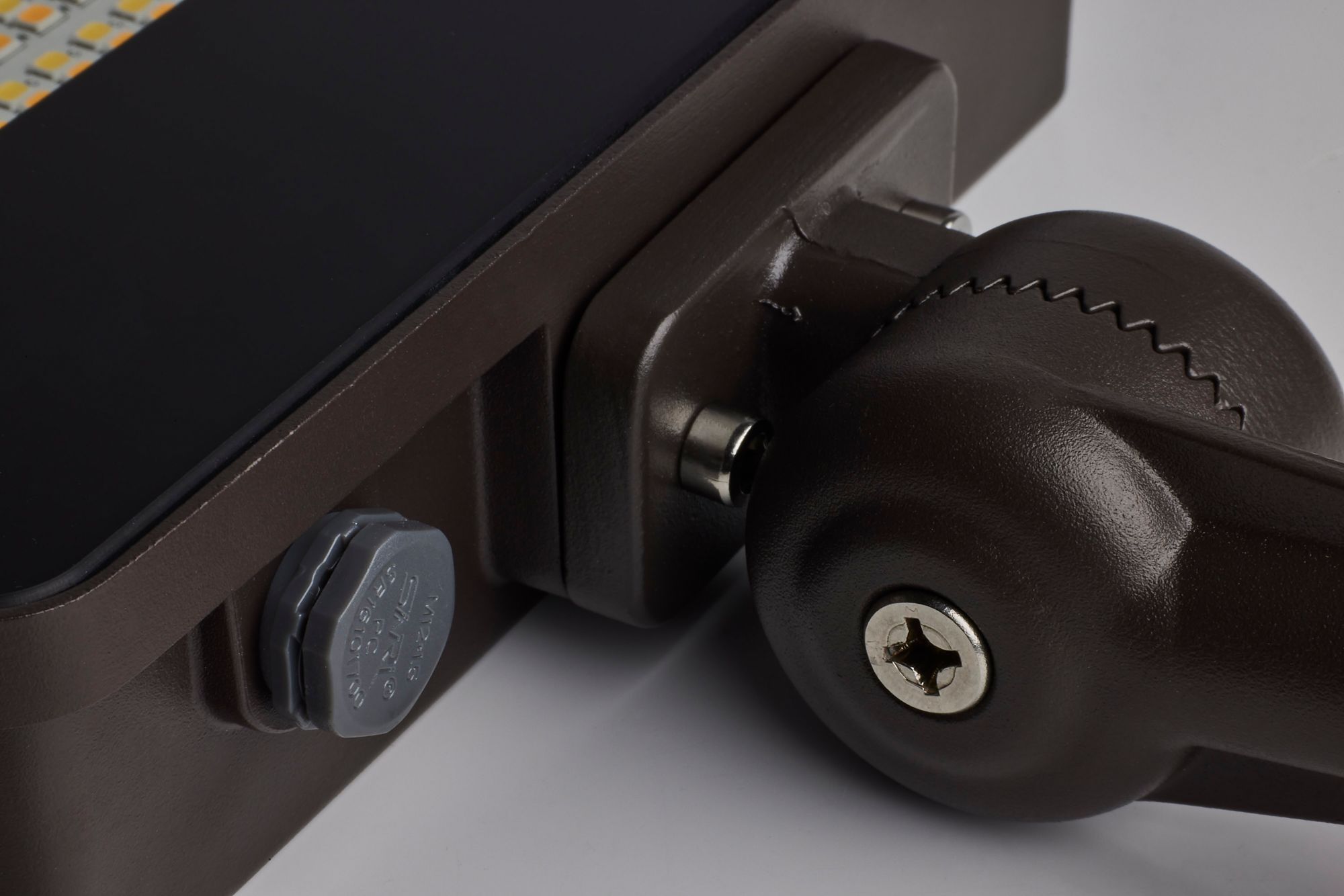 LED Tempered Glass Flood Light, CCT Selectable, 15W/25W/35W, Bronze