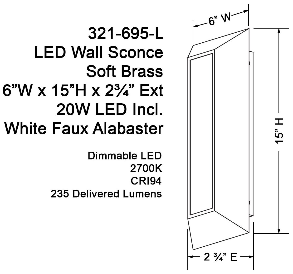 Image 5 LED Wall Sconce more views