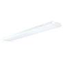 LED Wrap - Flush Mount - 48" - 60W - 0-10V White- Frosted Clear Diffus
