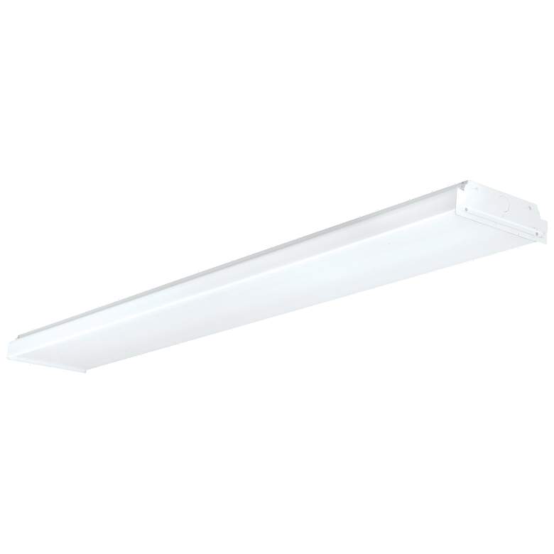 LED Wrap - Flush Mount - 48 inch - 60W - TRIAC/ELV - White with Frosted Cl