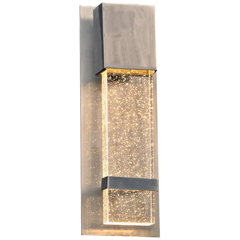 Image 1 Leda 13 3/4" High Aluminum LED Outdoor Wall Light