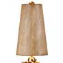 2_Leda 32" High Modern Cream Patina Tapered Pyramid Table Lamp more views