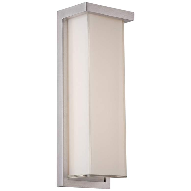 Image 2 Ledge 14" High Brushed Aluminum LED Outdoor Wall Light