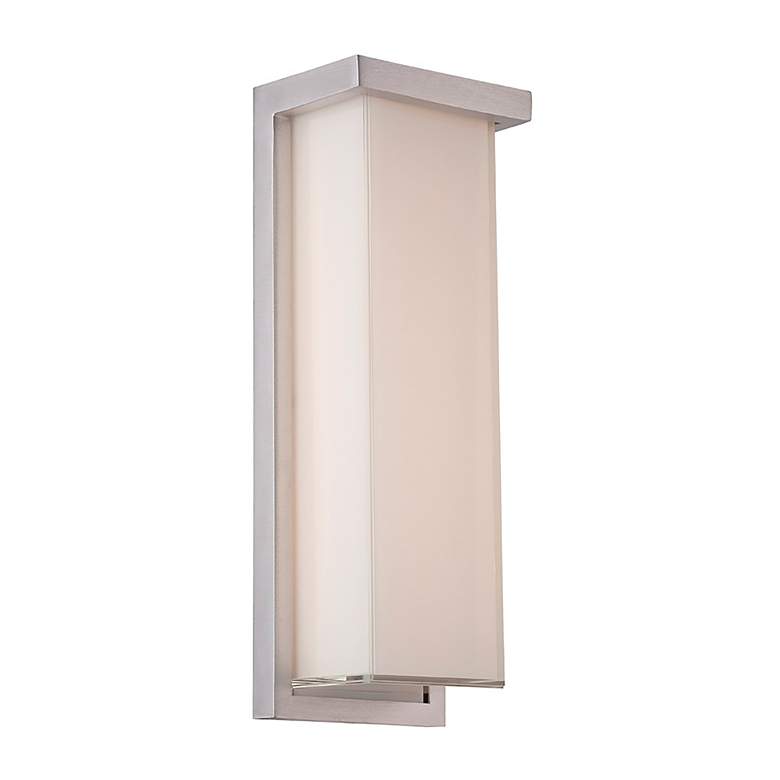 Image 2 Ledge 14" High Brushed Aluminum LED Outdoor Wall Light