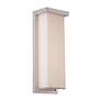 2_Ledge 14" High Brushed Aluminum LED Outdoor Wall Light