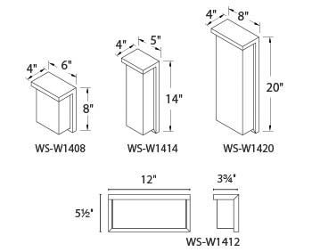 Image 3 Ledge 14" High Brushed Aluminum LED Outdoor Wall Light more views