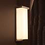 Thumbnail1 of Ledge 14"H x 5"W 1-Light Outdoor Wall Light in Brushed Aluminum