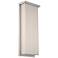 Ledge 20" High Brushed Aluminum LED Outdoor Wall Light