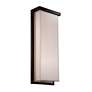 1_Ledge 20"H x 8"W 1-Light Outdoor Wall Light in Black