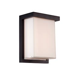 Ledge 8"H x 6"W 1-Light Outdoor Wall Light in Black