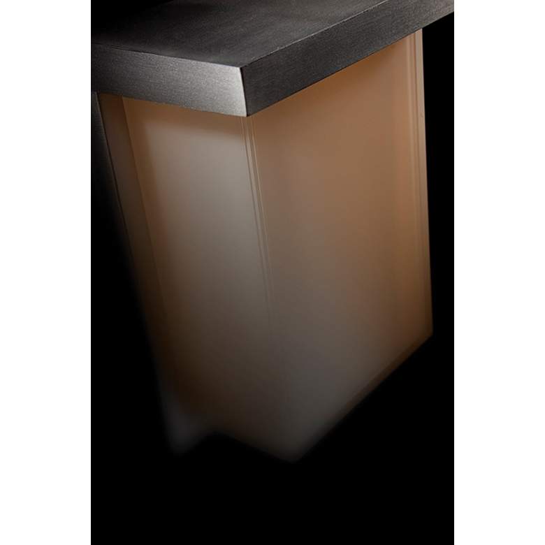 Image 2 Ledge 8"H x 6"W 1-Light Outdoor Wall Light in Brushed Aluminum more views