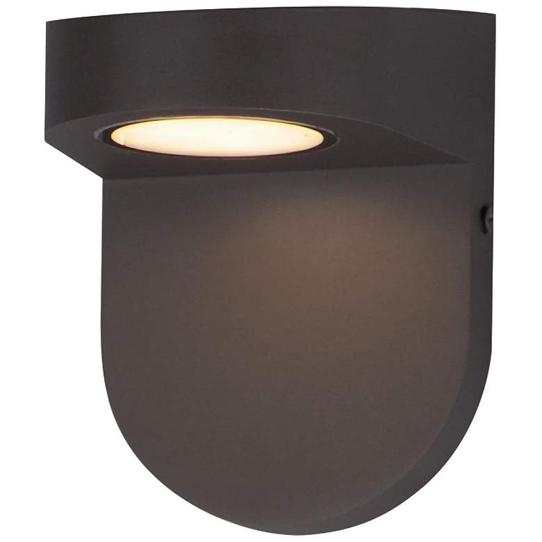 Image 2 Ledge LED Outdoor Wall Sconce Architectural Bronze