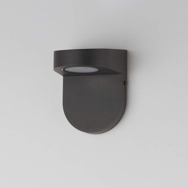 Image 4 Ledge LED Outdoor Wall Sconce Architectural Bronze more views