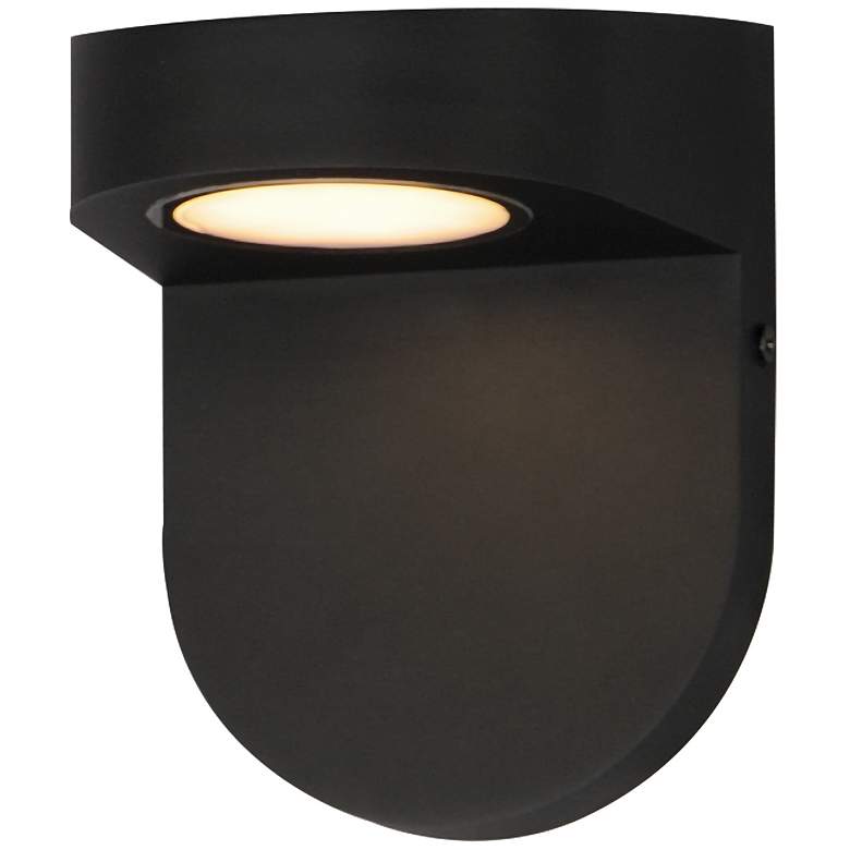 Image 2 Ledge LED Outdoor Wall Sconce Black