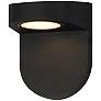2_Ledge LED Outdoor Wall Sconce Black