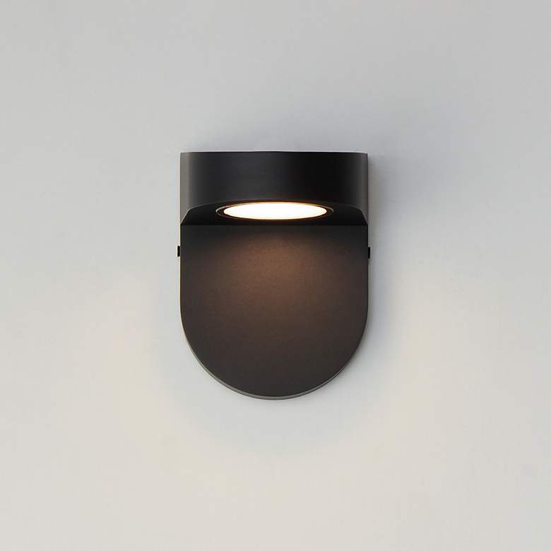 Image 1 Ledge LED Outdoor Wall Sconce Black