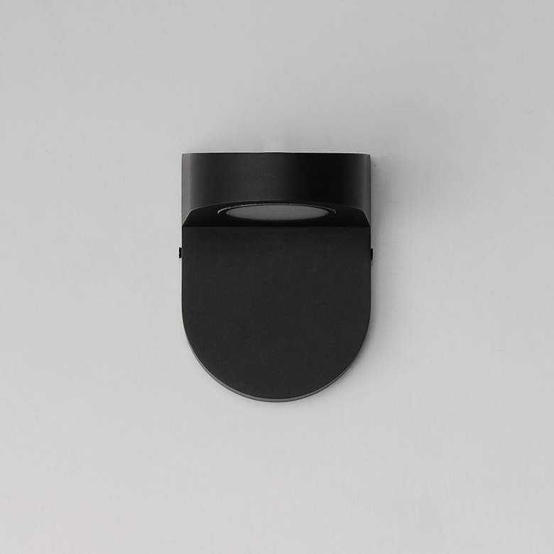 Image 3 Ledge LED Outdoor Wall Sconce Black more views