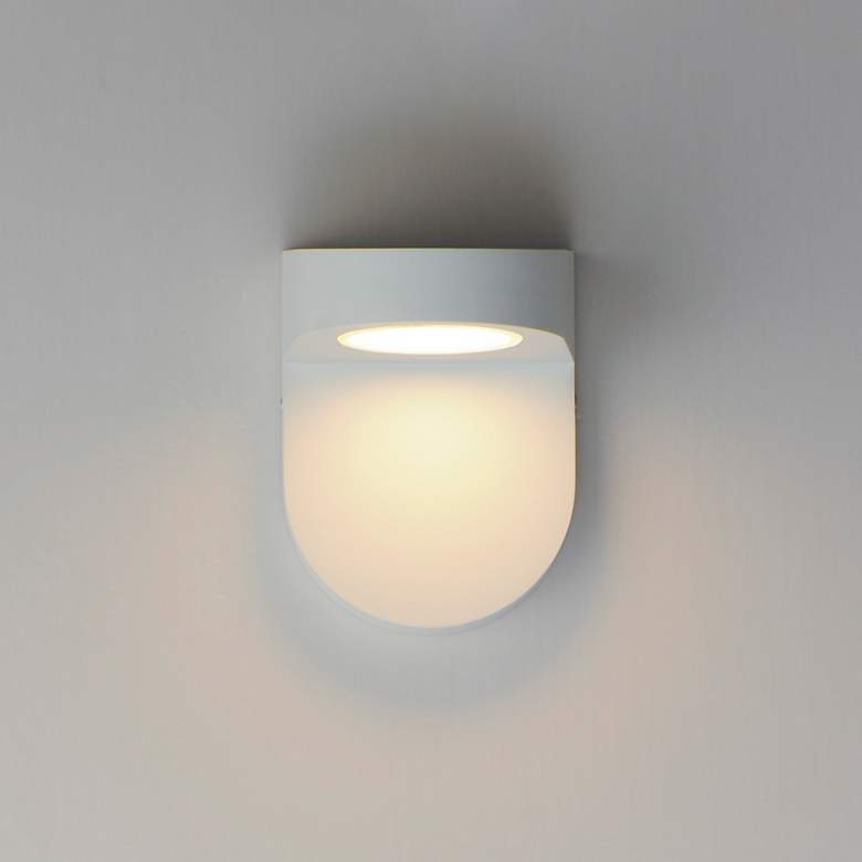 Image 1 Ledge LED Outdoor Wall Sconce White