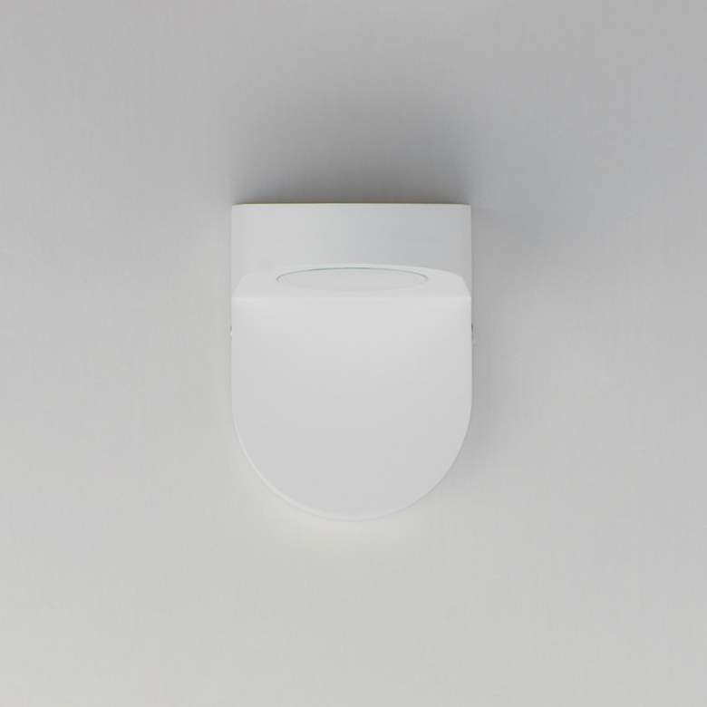Image 3 Ledge LED Outdoor Wall Sconce White more views