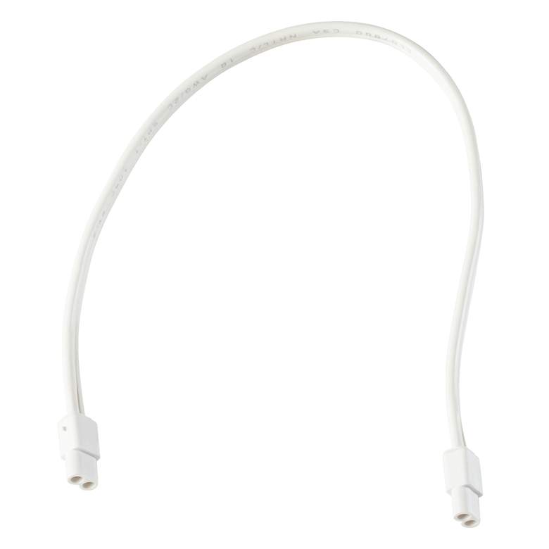 Image 1 LEDing Edge-Orion White Female-to-Female 12 inch Jumper Cable