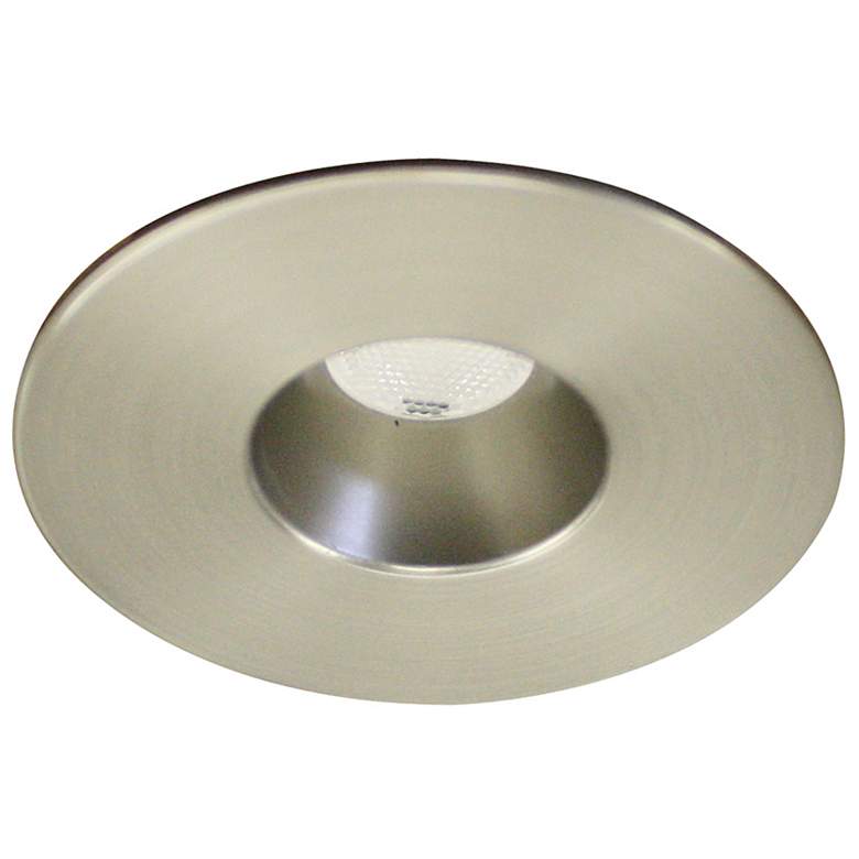 Image 2 LEDme 1 inch Round Brushed Nickel Mini Complete Recessed Kit more views