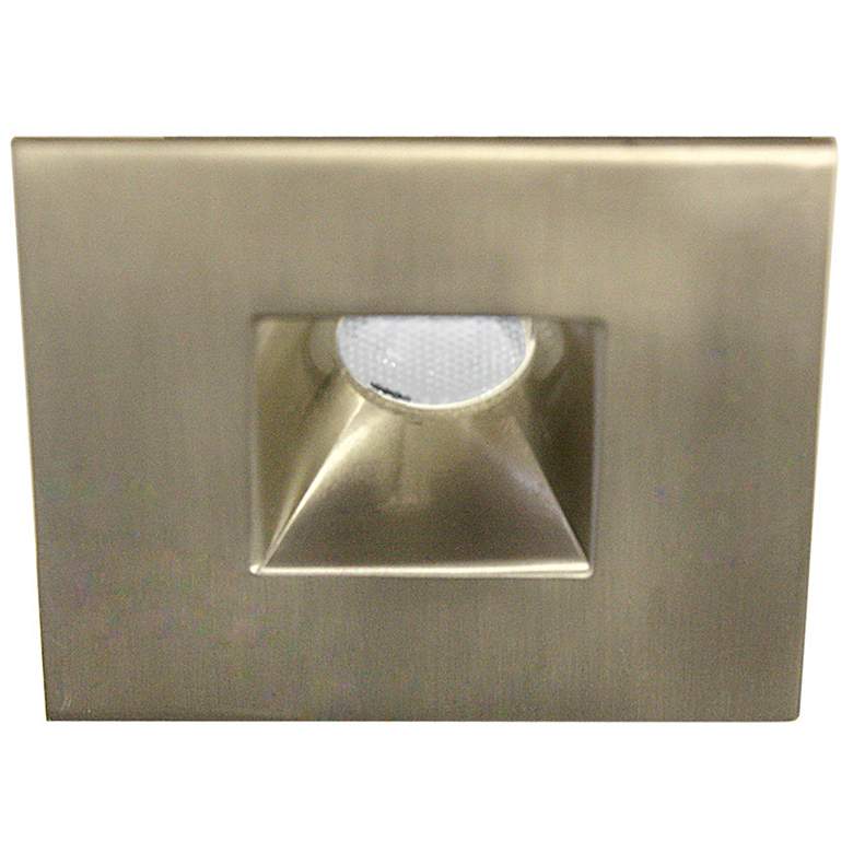 Image 2 LEDme 1 inch Square Brushed Nickel Mini Complete Recessed Kit more views