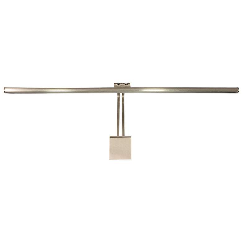 Image 1 LEDme Vibe 37"W Brushed Nickel Direct Wire LED Picture Light