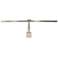 LEDme Vibe 37"W Brushed Nickel Direct Wire LED Picture Light