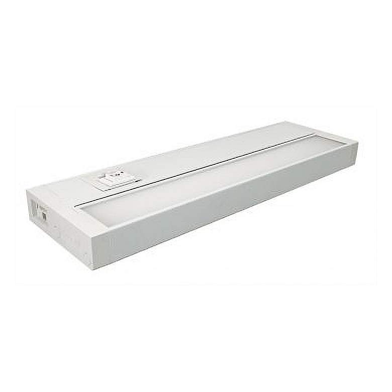 Image 1 Ledur 22 1/4 inchW White 5CCT LED Edge-Lit Under Cabinet Light