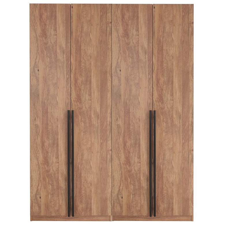 Image 1 Lee 2-Piece Module Wardrobe 2.0 & 3.0 Closet in Golden Brown