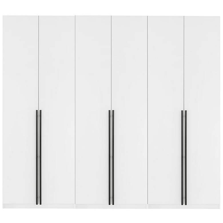 Image 1 Lee 3-Piece Module Wardrobe Closet in White